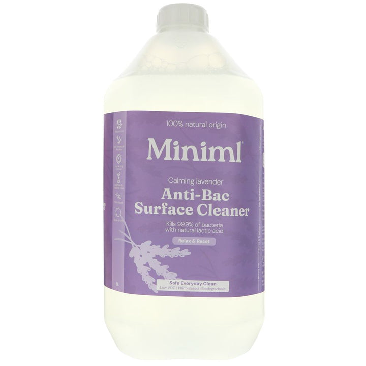 Miniml Anti Bacterial Surface Cleaner Lavender | 5L
