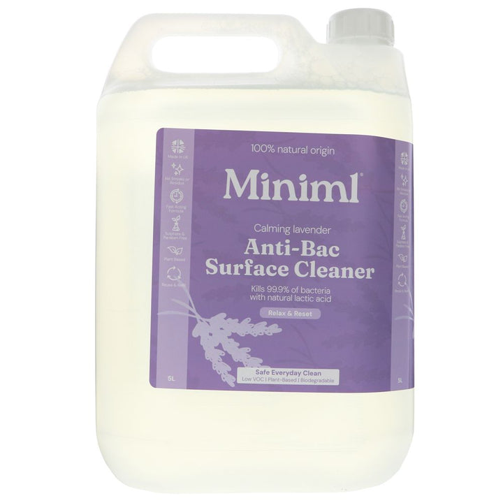Miniml Anti Bacterial Surface Cleaner Lavender | 5L