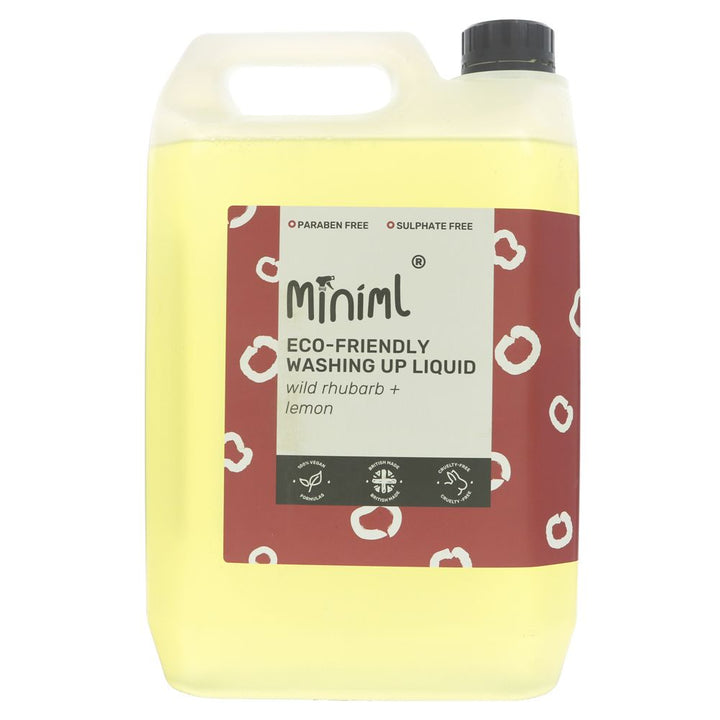 Miniml Washing Up Liquid Rhubarb Lemon | 5L
