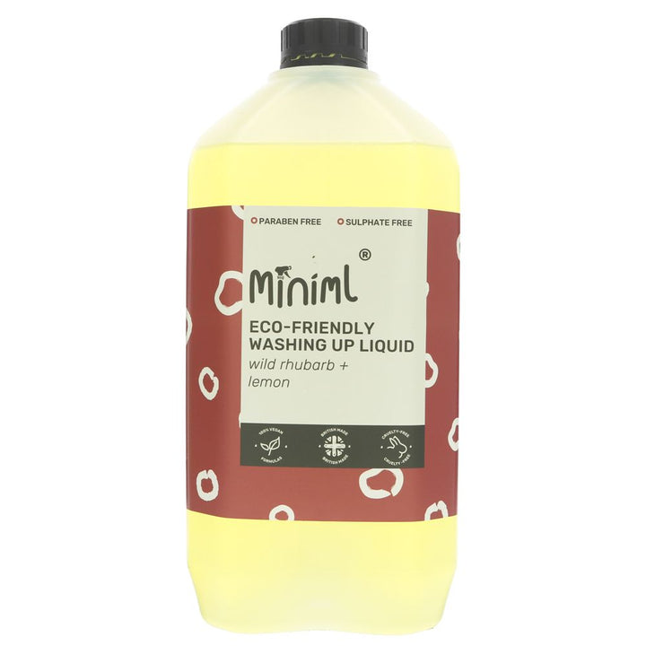 Miniml Washing Up Liquid Rhubarb Lemon | 5L