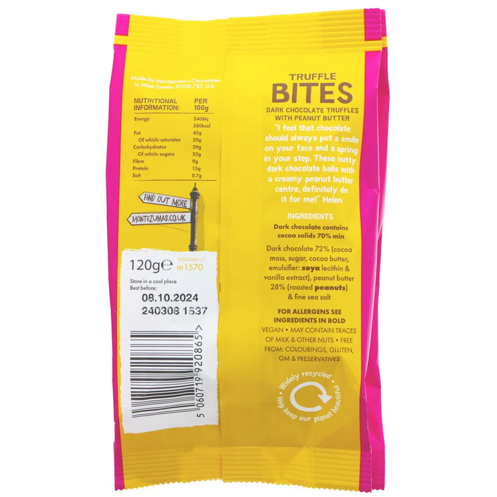 Montezumas Peanut Butter Truffle Bites | 120g