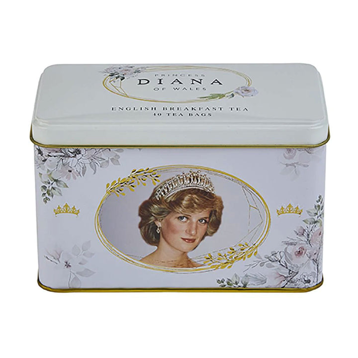 New English Teas Diana Princess of Wales English Breakfast Tea Tin 40 Teabags