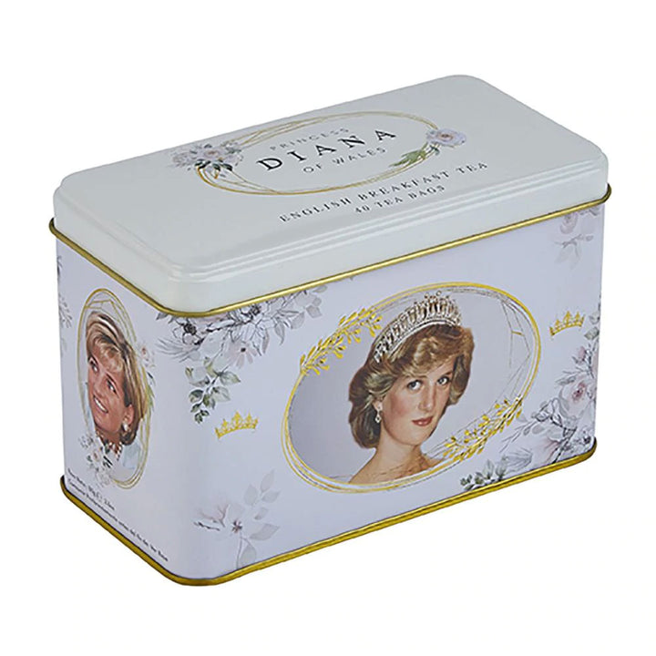 New English Teas Diana Princess of Wales English Breakfast Tea Tin 40 Teabags