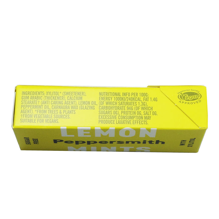 Peppersmith Lemon &amp; Peppermint Xylitol Mints 12x15g
