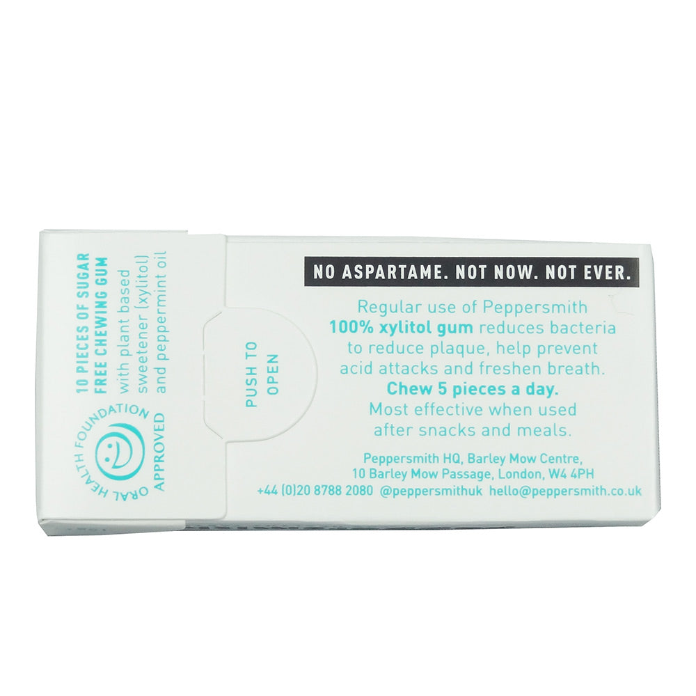 Peppersmith Fine English Peppermint Sugar Free Chewing Gum 15g
