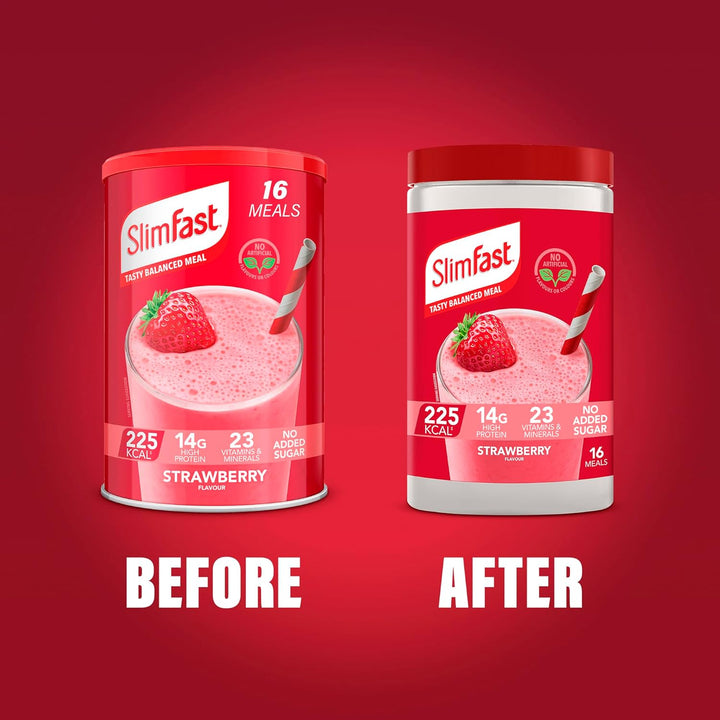 Slimfast Powder Strawberry | 16 Servings | 584g