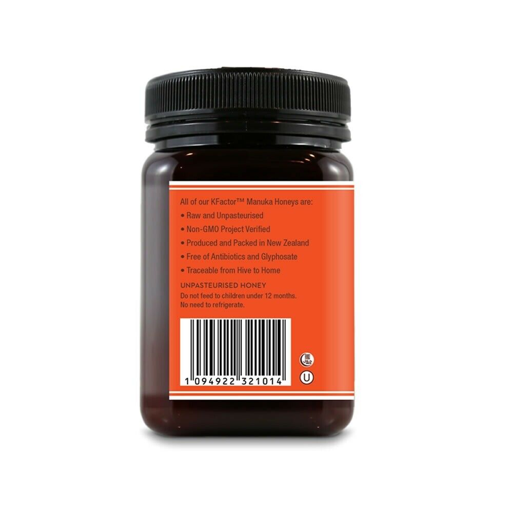 Wedderspoon Raw Manuka Honey Active KFactor 16+ 500g