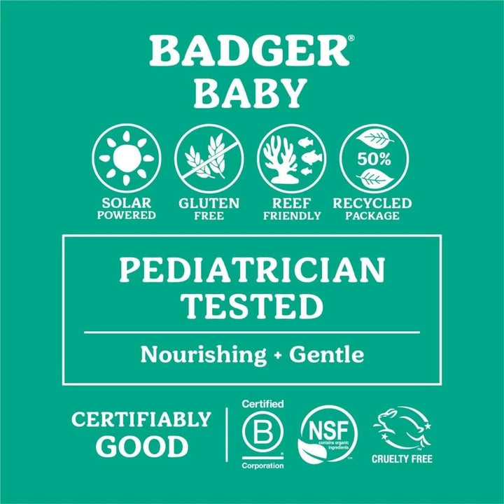 Badger Baby Zinc Sunscreen SPF30 87ml