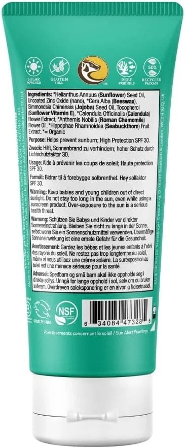 Badger Baby Zinc Sunscreen SPF30 87ml