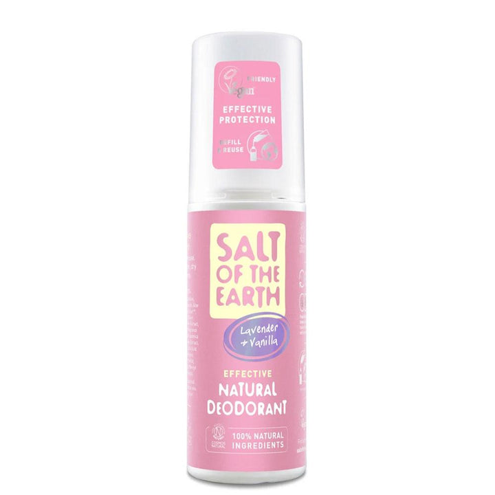 Salt of The Earth Lavender &amp; Vanilla Natural Deodorant Spray 100ml