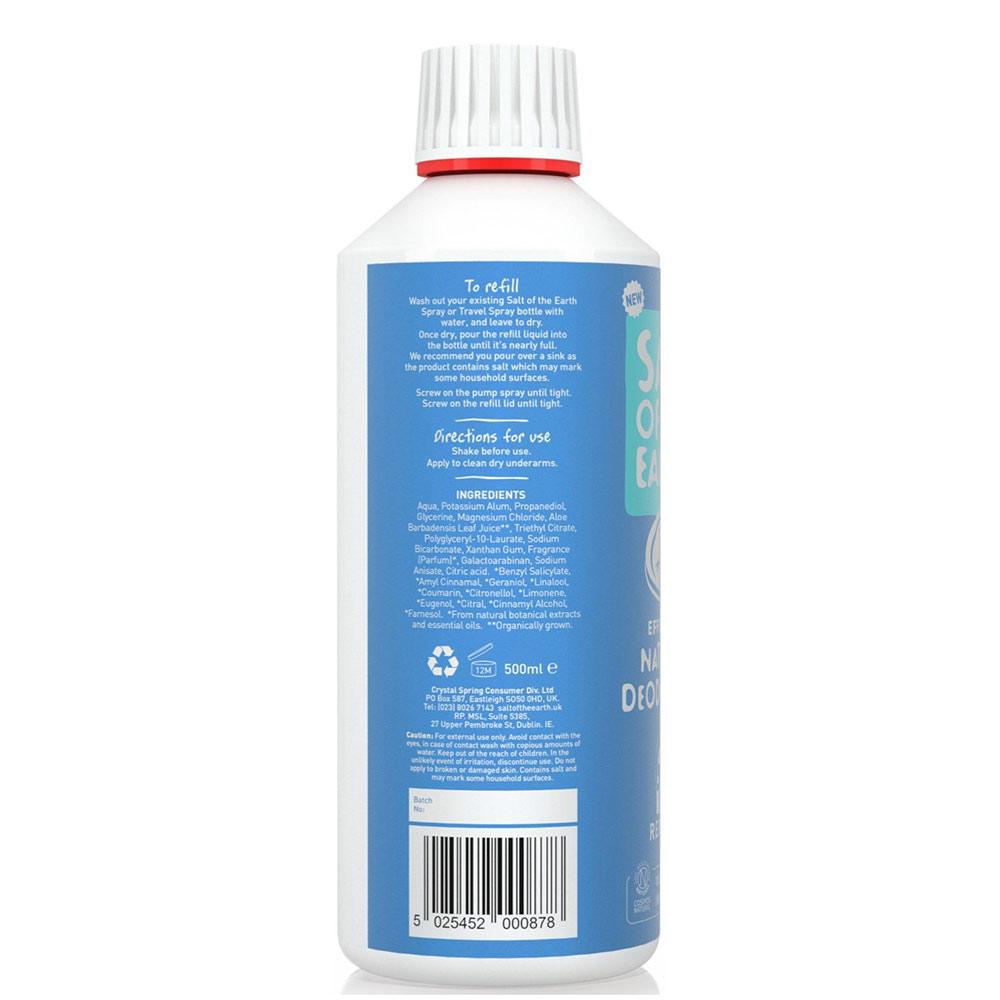 Salt of The Earth Ocean &amp; Coconut Natural Deodorant Refill 500ml