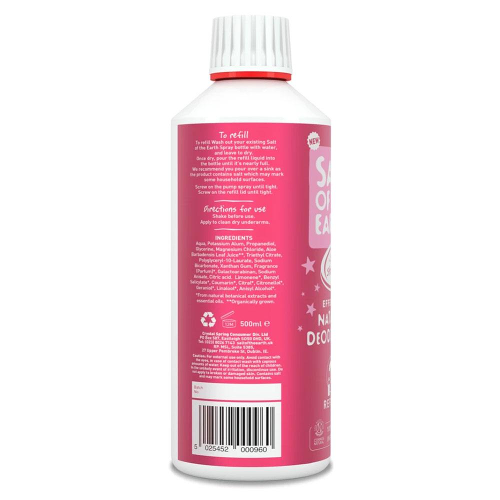Salt of The Earth Sweet Strawberry Natural Deodorant Refill 500ml