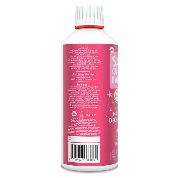Salt of The Earth Sweet Strawberry Natural Deodorant Refill 500ml