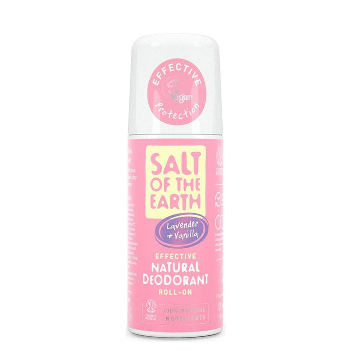 Salt of The Earth Lavender &amp; Vanilla Natural Roll-On Deodorant 75ml