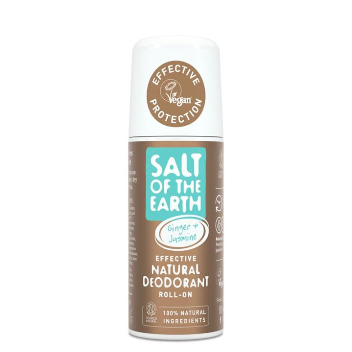 Salt of The Earth Ginger &amp; Jasmine Natural Roll-on Deodorant 75ml