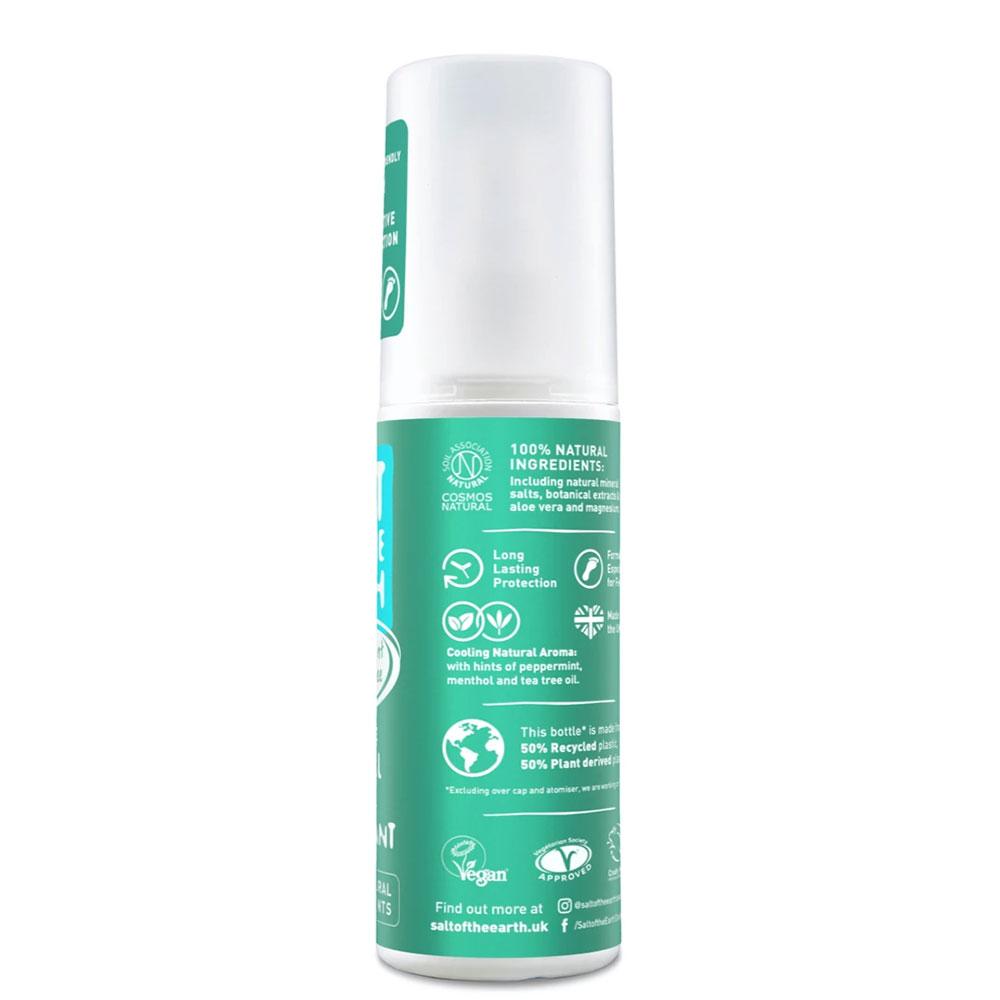 Salt of The Earth Natural Foot Deodorant Spray 100ml
