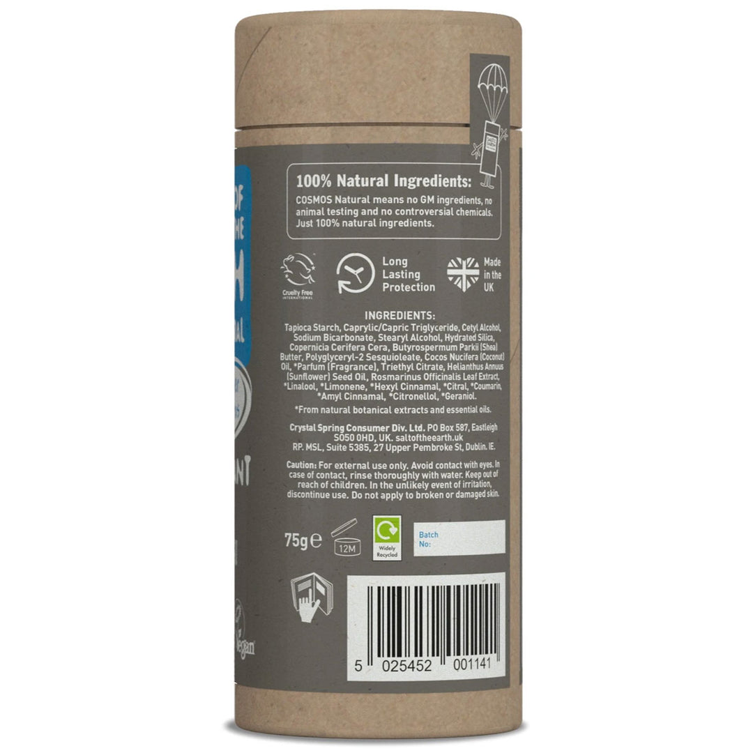 Salt of The Earth Vetiver + Citrus Deodorant Stick 75g