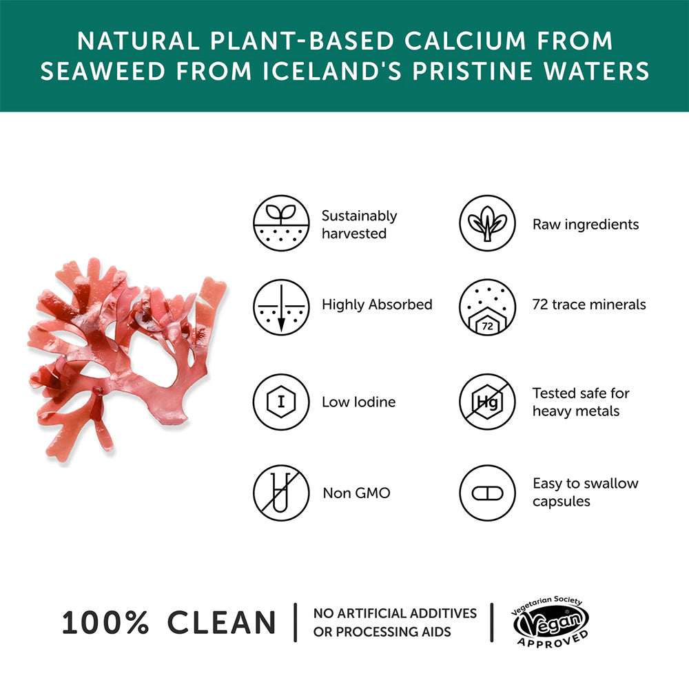 Together Health Calcium from Pure Calcified Seaweed 60 Vege Capsules
