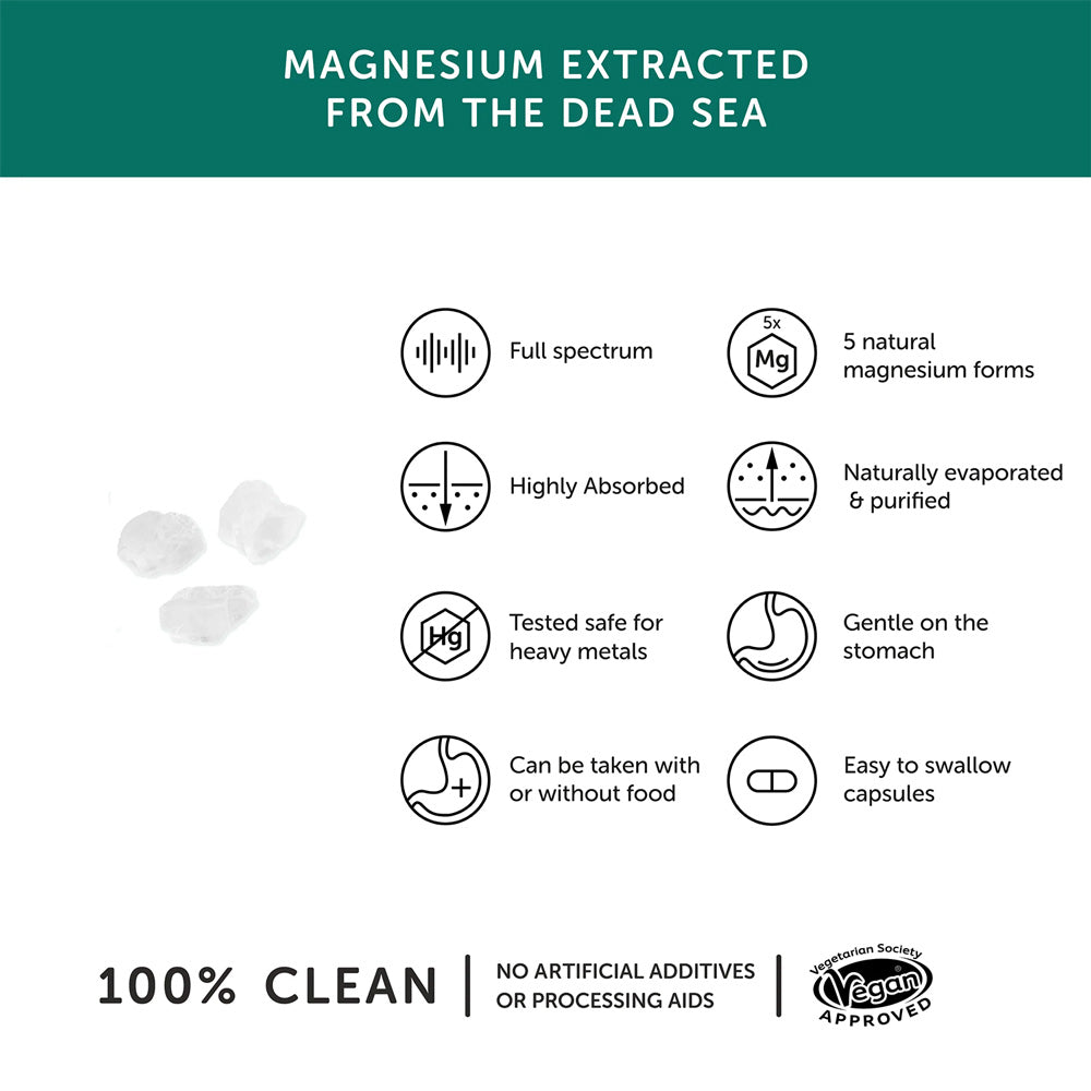 Together Health Magnesium from Natural Marine Salts 30 Vege Capsules