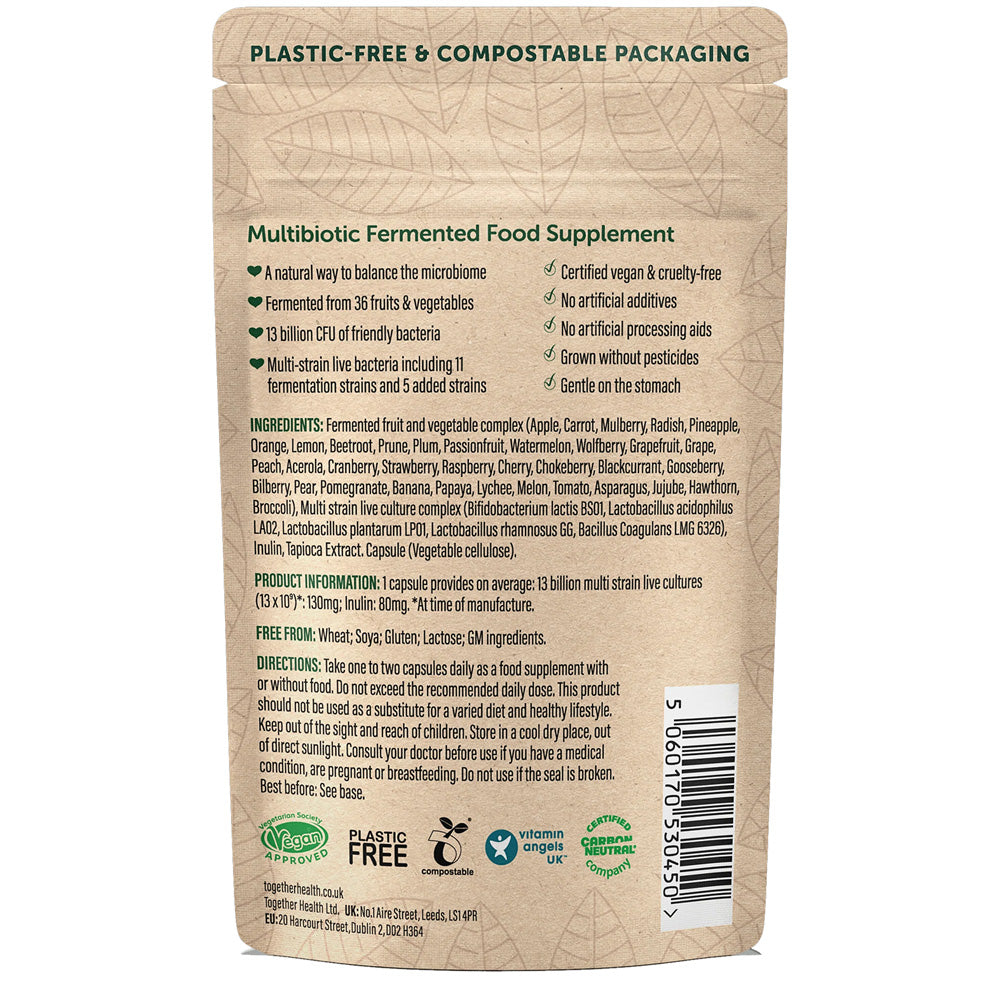 Together Health Multibiotic with Fermented Foods 30 Vegecaps