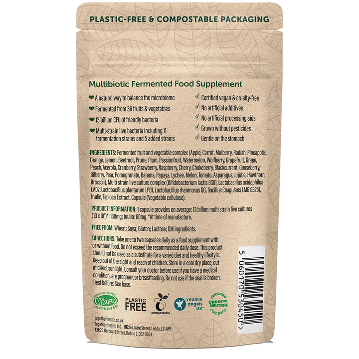 Together Health Multibiotic with Fermented Foods 30 Vegecaps