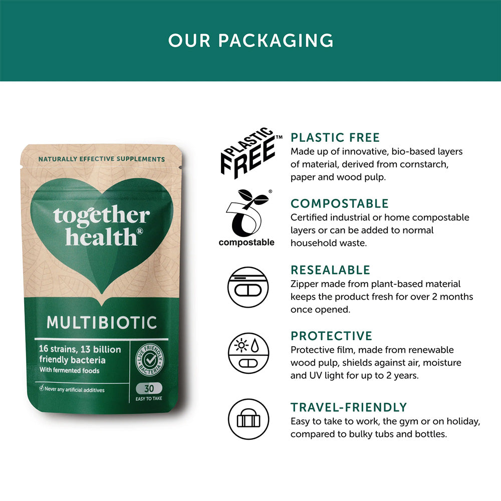Together Health Multibiotic with Fermented Foods 30 Vegecaps