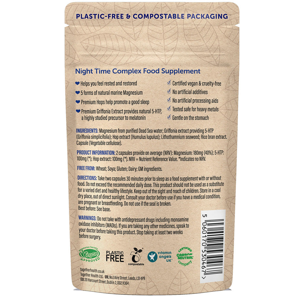 Together Health Night Time Marine Magnesium Complex 60 Vegecaps