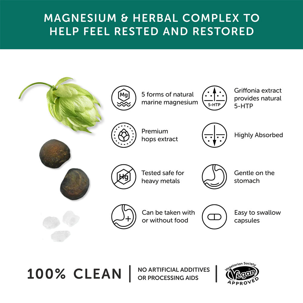 Together Health Night Time Marine Magnesium Complex 60 Vegecaps