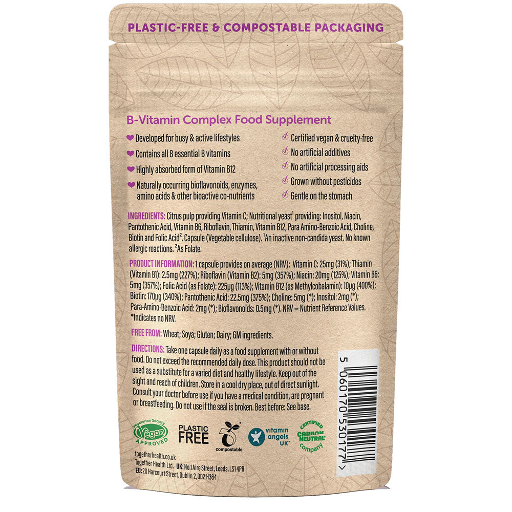 Together Health B Complex with Bioflavonoids 30 Vege Capsules