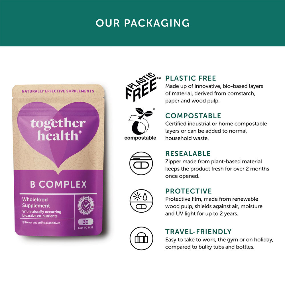 Together Health B Complex with Bioflavonoids 30 Vege Capsules