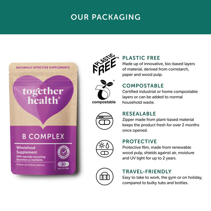 Together Health B Complex with Bioflavonoids 30 Vege Capsules