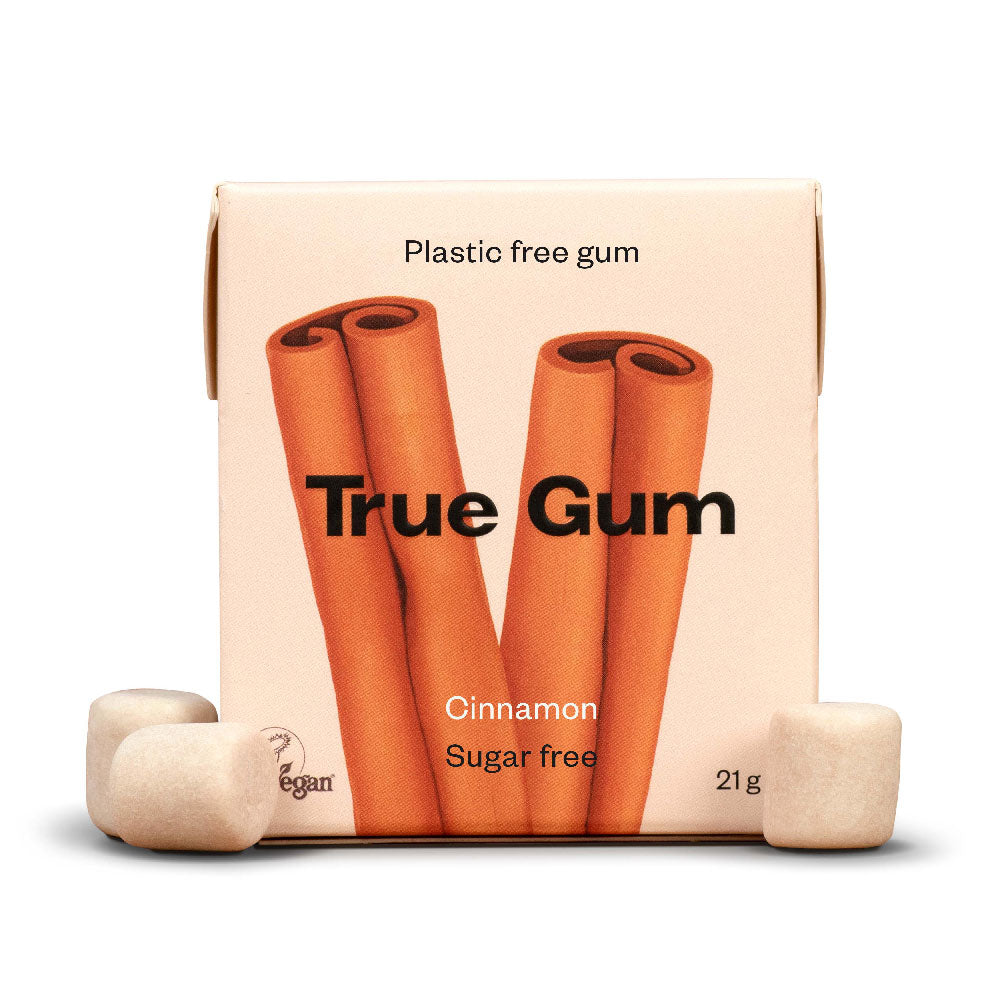 True Gum Plastic Free Chewing Gum - Cinnamon