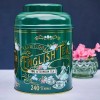 New English Teas Vintage Victorian Tea Caddy - Bottle Green 240 English Afternoon Teabags