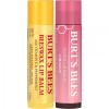 Burt's Bees Lip Balm Multipack, Beeswax Lip Balm & Hibiscus Tinted Lip Balm, Value Duo Pack, 2x4.25g