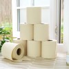 The Cheeky Panda Natural Colour Bamboo Toilet Paper 9 Rolls - Plastic Free Packaging