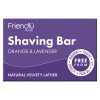 Friendly Soap Orange & Lavender Shaving Soap Bar 95g