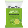 Rawganic Organic Alcohol Hand Wipes 25 Wipes