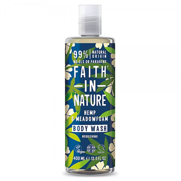 Faith in Nature Hemp & Meadowfoam Body Wash 400ml