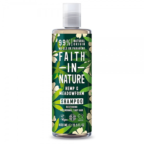 Faith in Nature Hemp & Meadowfoam Shampoo 400ml