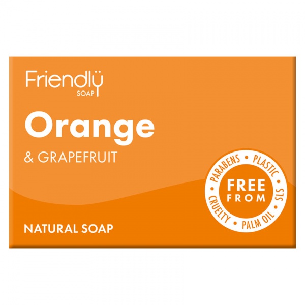 Friendly Soap Orange & Grapefruit Soap Bar 95g