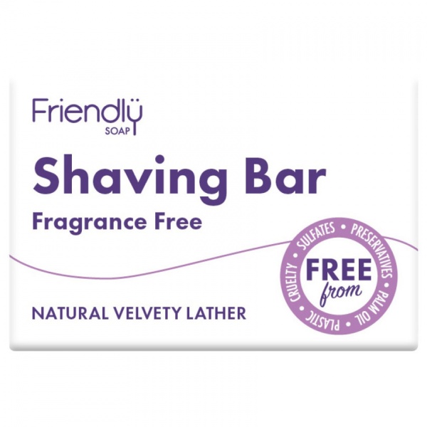 Friendly Soap - Shaving Bar Fragrance Free 95g