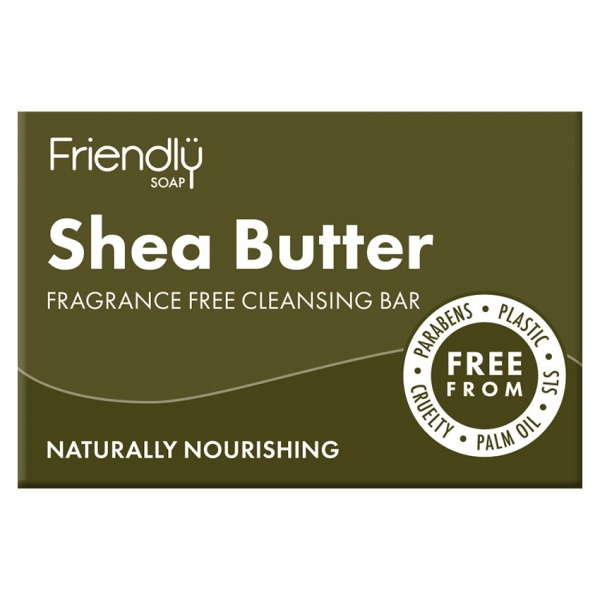 Friendly Soap Shea Butter Facial Cleansing Bar 95g - Fragrance Free