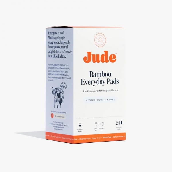 Jude Bamboo Ultra-thin Super-soft  Everyday Incontinence Pads