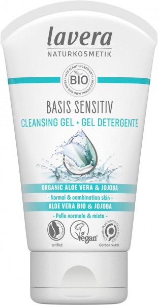 Lavera Basis Sensitiv Organic Cleansing Gel 125ml