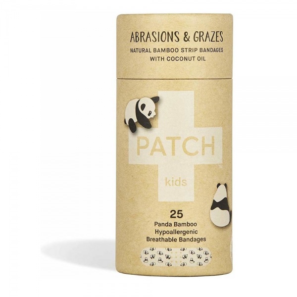 Patch Kids 25 Panda Bamboo Breathable Bandages