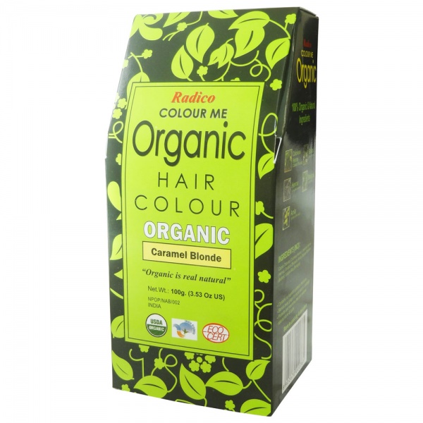Radico Colour Me Organic Natural Hair Colour - Caramel Blonde 100g