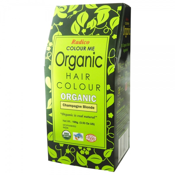 Radico Colour Me Organic Natural Hair Colour - Champagne Blonde 100g