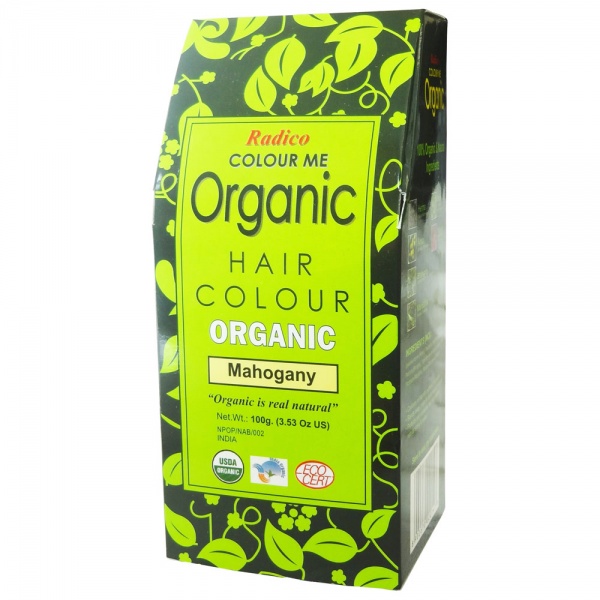 Radico Colour Me Organic Natural Hair Colour - Mahogany 100g