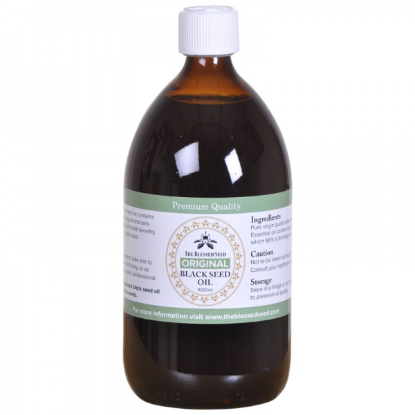 The Blessed Seed Black Seed Oil 1000ml - Original