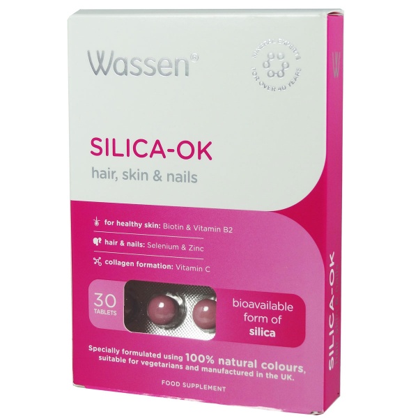 Wassen Silica-OK - Hair, Skin & Nails - 30 Tablets